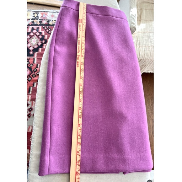 J.CREW No. 2 Pencil Skirt in Lilac Double-Serge Wool - 4 - Picture 9 of 9